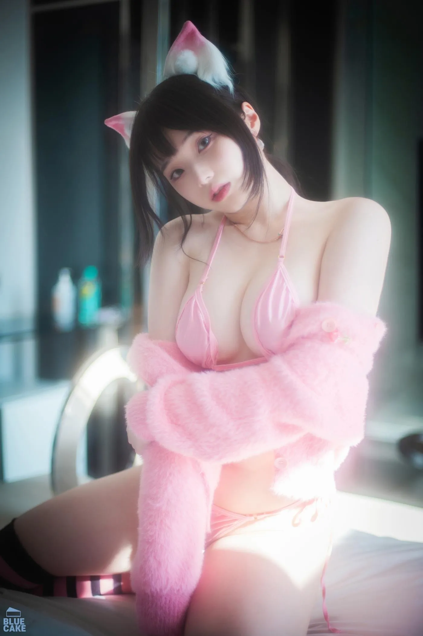 Bambi밤비 – NO.91 [BLUECAKE] Naughty Cats Pink  Mint RED[23] [55P]插图4